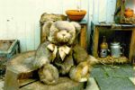 Bear made of an old furcoat